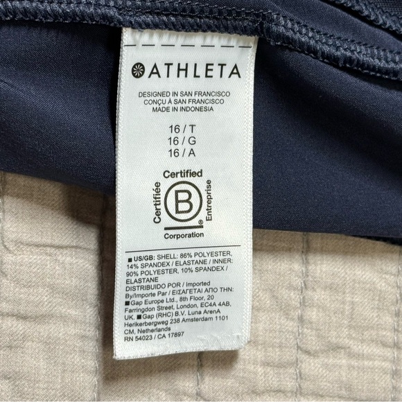 Athleta Soho Skort Women's Size 16T Navy Blue - Picture 6 of 11